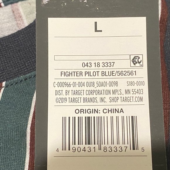 Original Use Multi-Color Striped T-Shirt Large - Picture 3 of 5